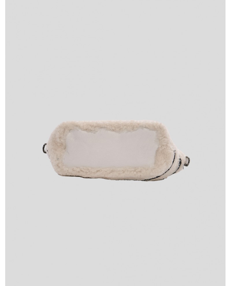 Yin & Yang Shearling bag