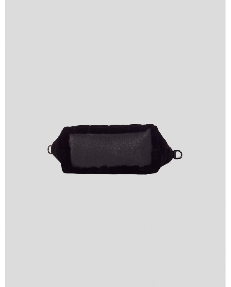 borsa in visone epilato