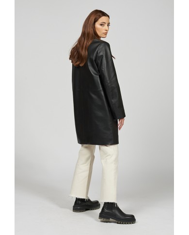 BUN 84 | Black leather coat