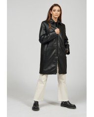 BUN 84 | Black leather coat