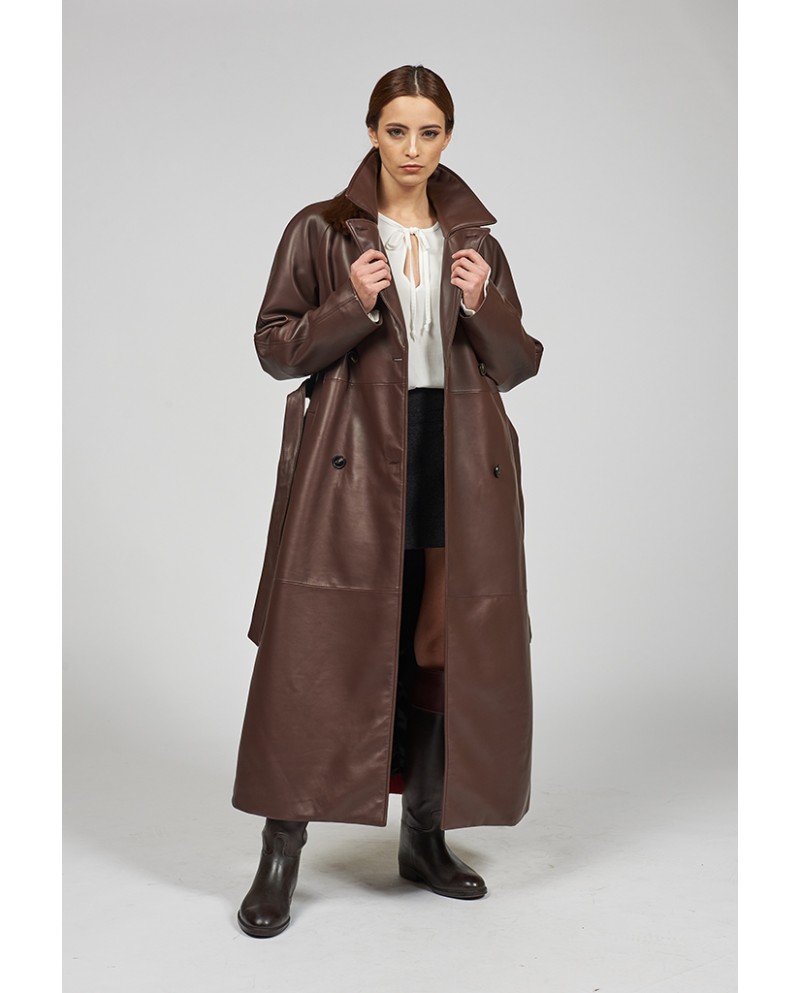 BUN 85 | Trench in vera pelle