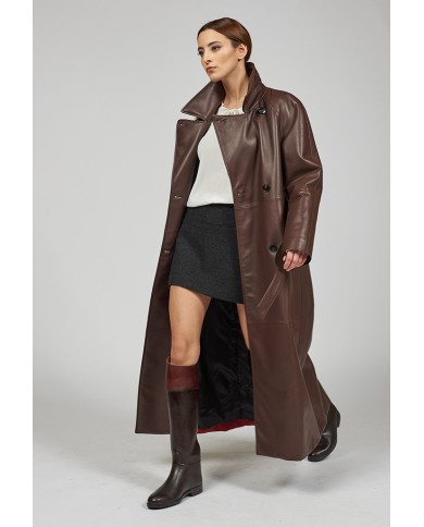 BUN 85 | Trench in vera pelle