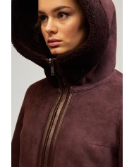 BUN 125 | Shearling hooded jacket