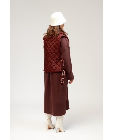 BUN 115 | Gilet con collo in visone