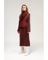 BUN 115 | Gilet con collo in visone