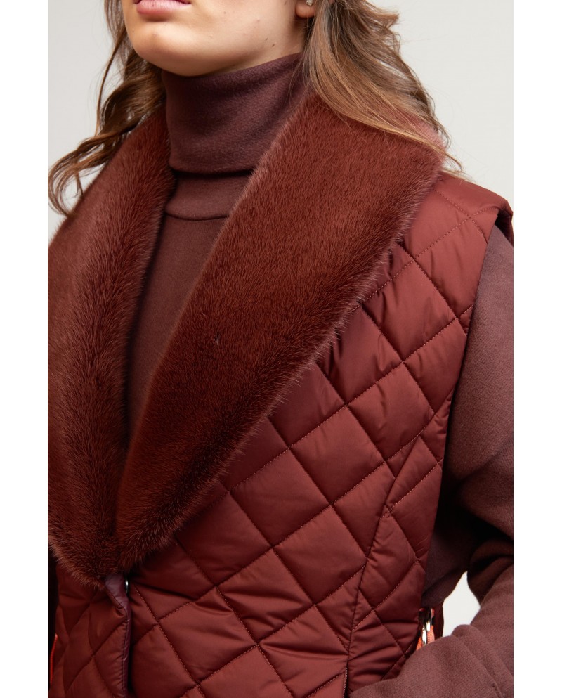 BUN 115 | Mink collared vest