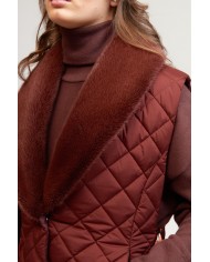 BUN 115 | Gilet con collo in visone