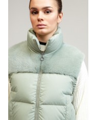 BUN 120| Gilet in visone e piuma d'oca