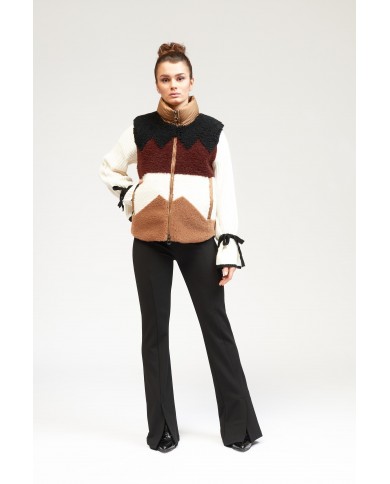 BUN 121 | Shearling vest with pattern