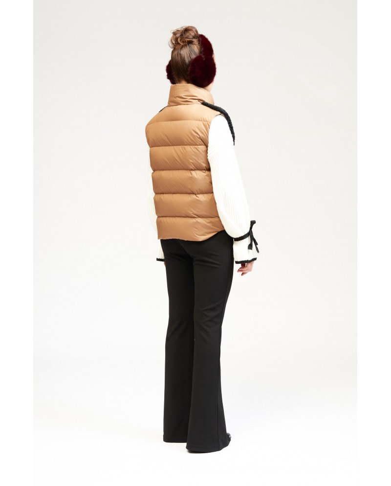 BUN 121 | Shearling vest with pattern
