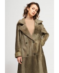 BUN 103 | Long reversible shearling coat