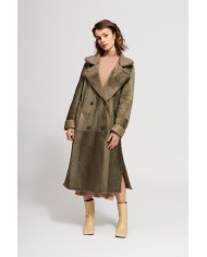 BUN 103 | Long reversible shearling coat
