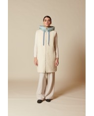 BUN 123 | Gilet in montone e piuma