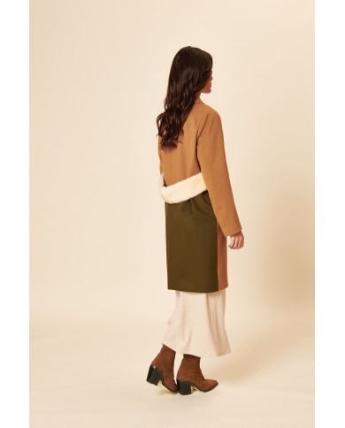 BUN 47 | CAPPOTTO IN CASHMERE CON MARTINGALA IN VISONE