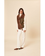 BUN 92 | Gilet a sciarpa in visone