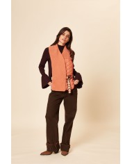 BUN 92 | Gilet a sciarpa in montone