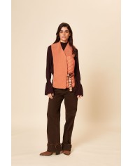 BUN 92 | Gilet a sciarpa in montone