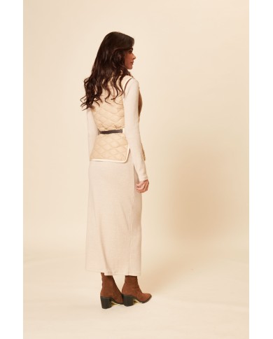 BUN 96 | Gilet con collo in pelliccia