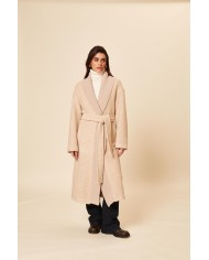 BUN 137 | Long Bouclé Wool Coat