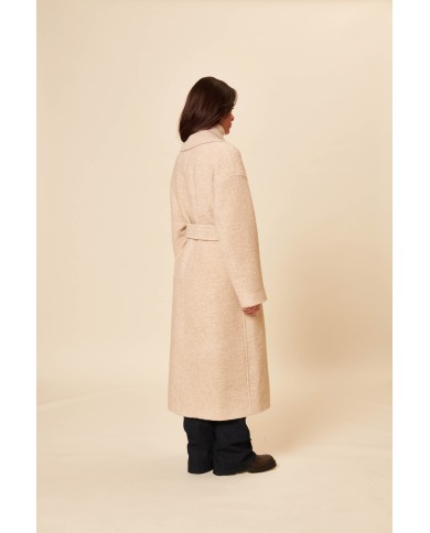 BUN 137 | Long Bouclé Wool Coat