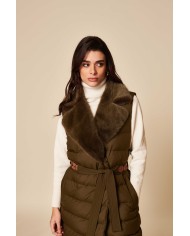 BUN 122 | Gilet in piuma lungo