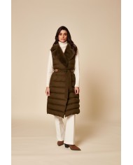 BUN 122 | Gilet in piuma lungo