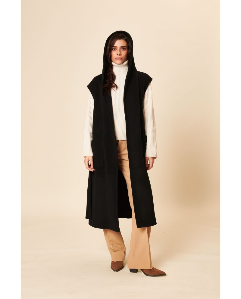 BUN 138 | Gilet Lungo in Lana e Cashmere