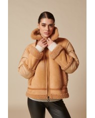 BUN 127 | Shearling Goose Down Biker Jacket