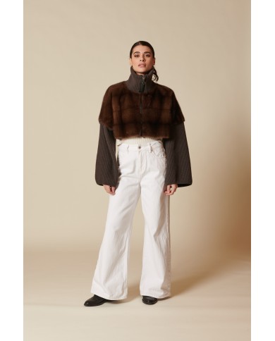 BUN 139 | Fur and Wool Knit Top