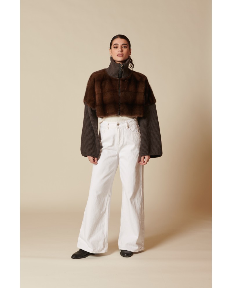 BUN 139 | Fur and Wool Knit Top