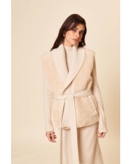 BUN 142 | Shearling Kimono Vest