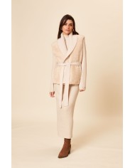 BUN 142 | Shearling Kimono Vest
