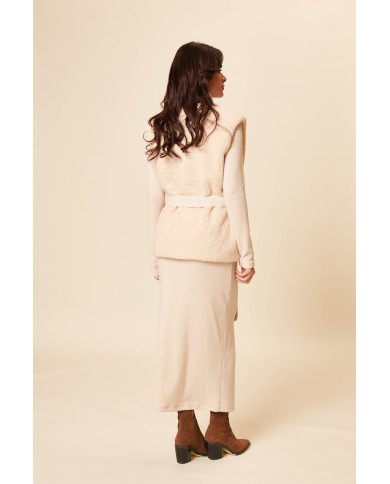 BUN 142 | Shearling Kimono Vest