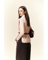BUN 96 | Quilted Vest with Fur Collar