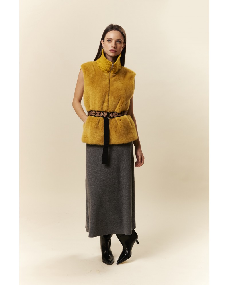 BUN 118 | Mink and Knit Vest