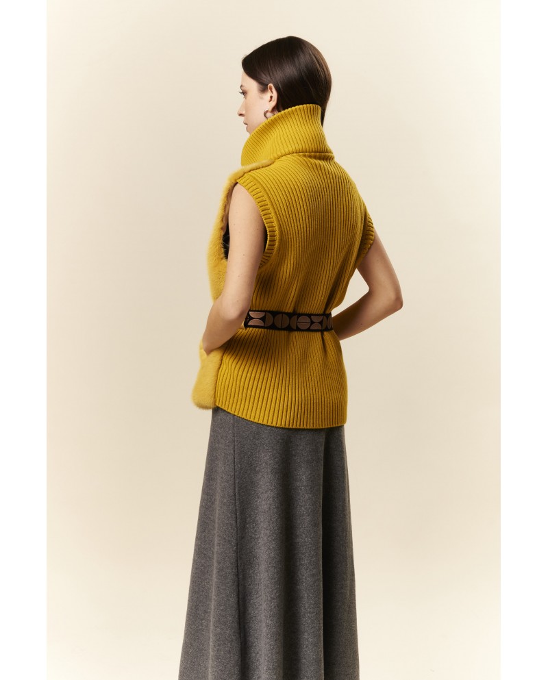 BUN 118 | Gilet in Visone e Maglia