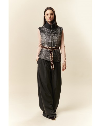 BUN 118 | Astrakan and Knit Vest