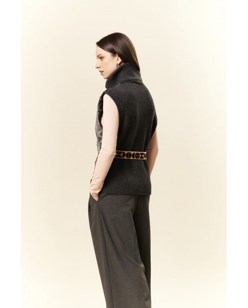 BUN 118 | Astrakan and Knit Vest