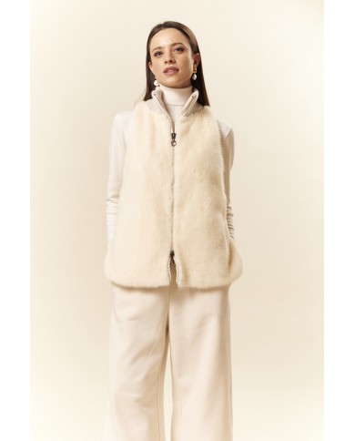 BUN 147 | Fur and Wool Knit Vest