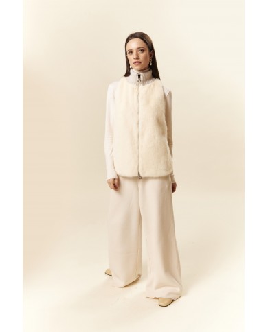 BUN 147 | Gilet in visone e maglia