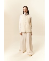 BUN 147 | Fur and Wool Knit Vest