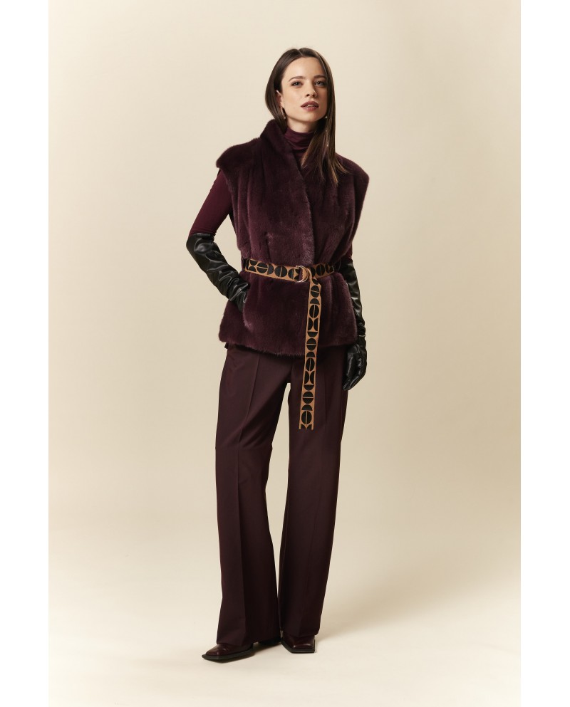 BUN 148 | Mink Fur and Wool Knit Vest