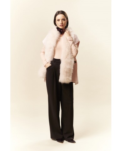 BUN 149 | Fur and Wool Knit Vest