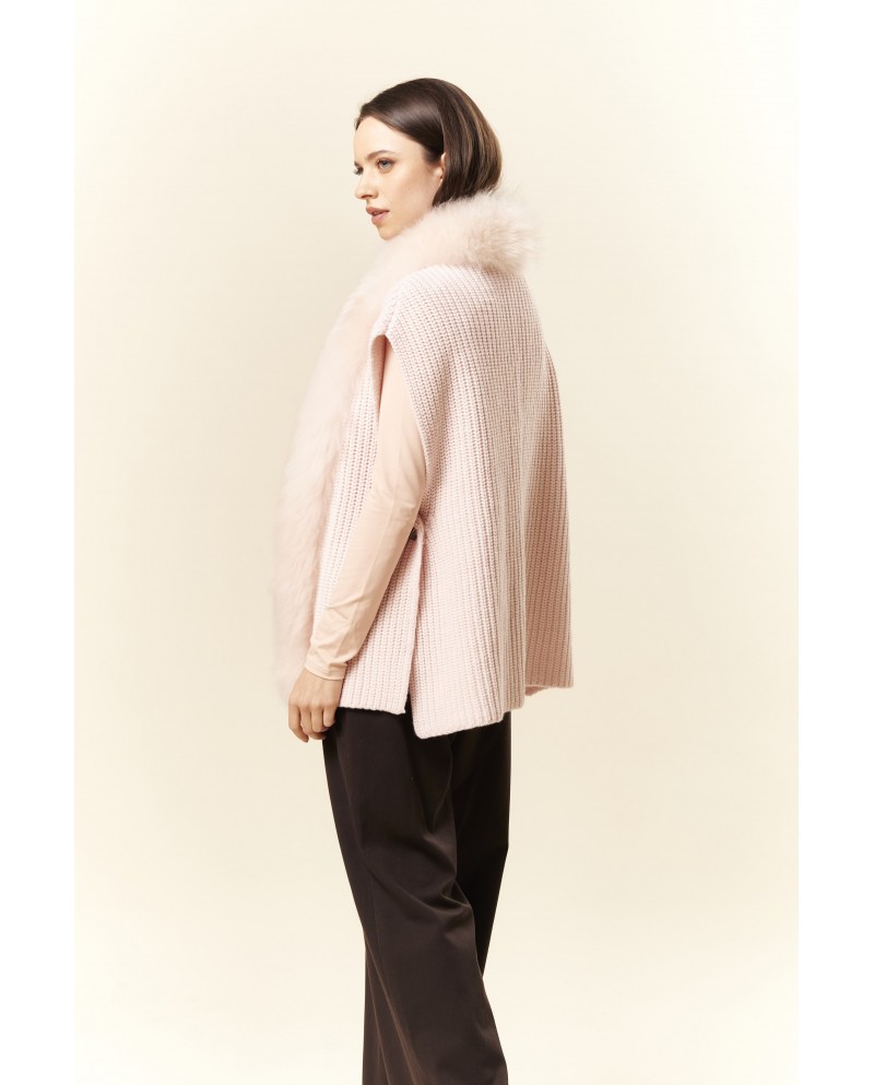 BUN 149 | Fur and Wool Knit Vest