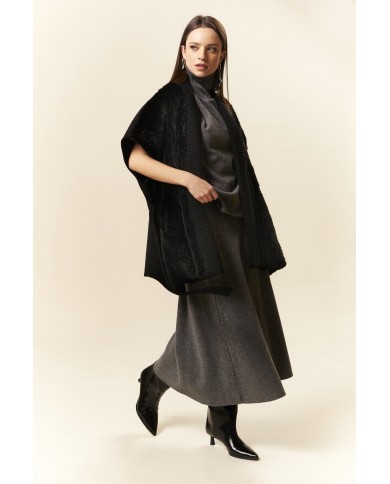 BUN 150 | Fur and Wool Knit Vest