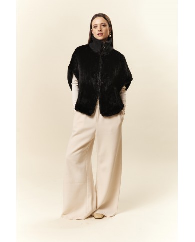 BUN 151 | Fur and Wool Knit Vest