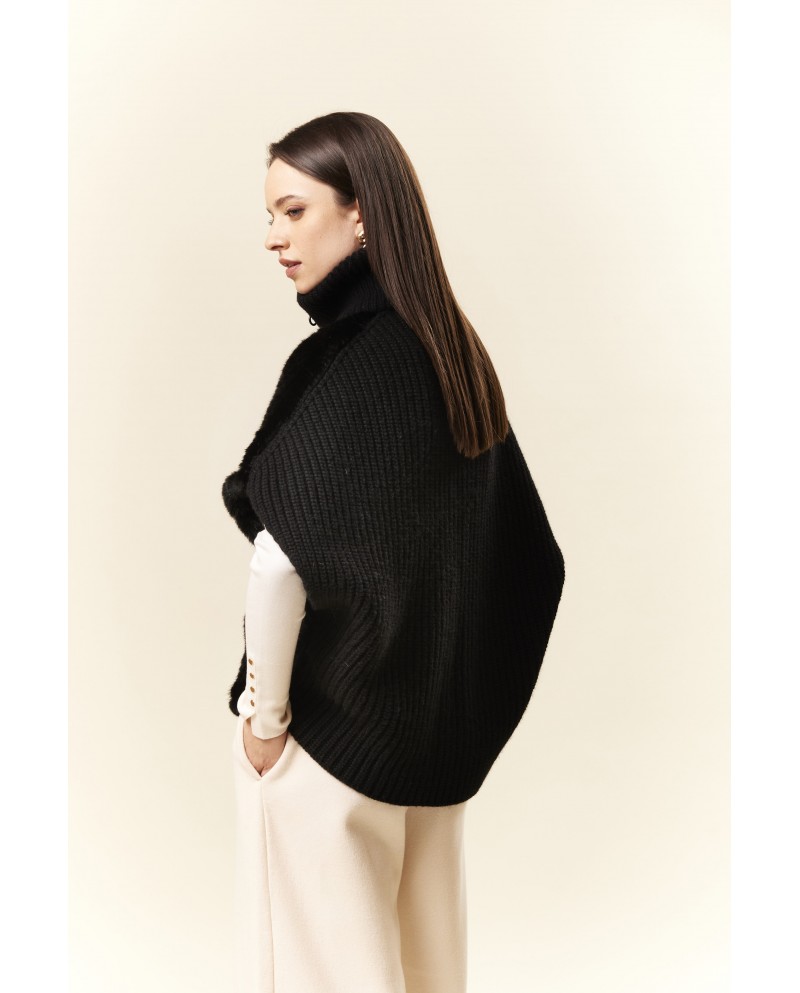 BUN 151 | Fur and Wool Knit Vest