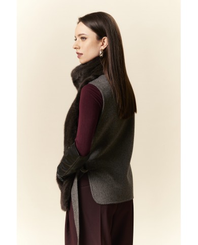 BUN 152 | Fur and Cashmere Vest