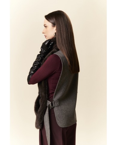 BUN 152 | Fur and Cashmere Vest