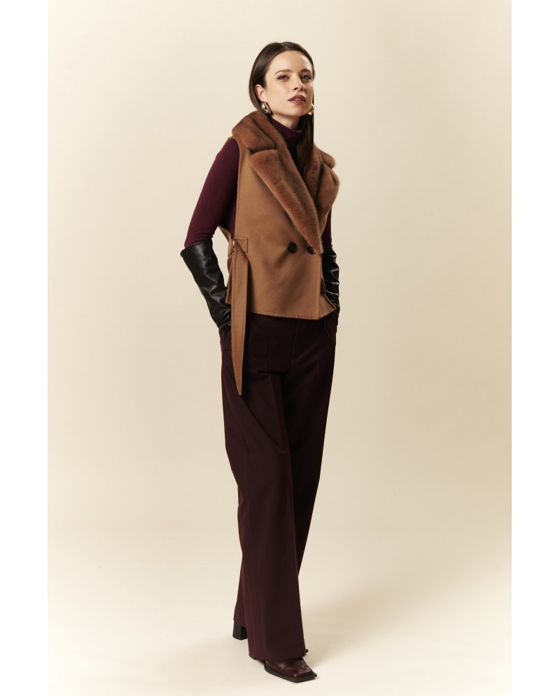 BUN 153 | Fur and Cashmere Vest